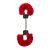 Bonten handboeien - rood